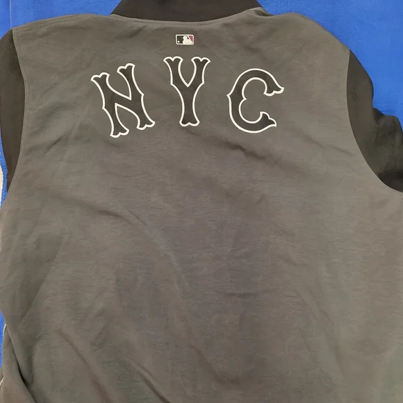 Mets MLB City Connect NIKE Zip-Up Bomber Jacket. NWT - Picture 2 of 16